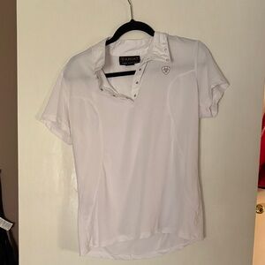 Ariat Women's White Short Sleeve Show Shirt